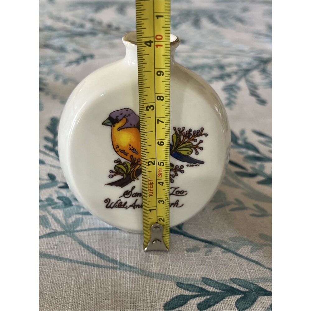 Vintage San Diego Zoo Wild Animal Park  California‎ Souvenir Vase Jar  Butterfly - Picture 9 of 9